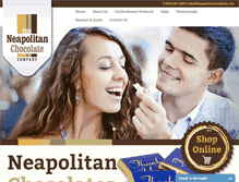 Tablet Screenshot of neapolitanchocolates.com